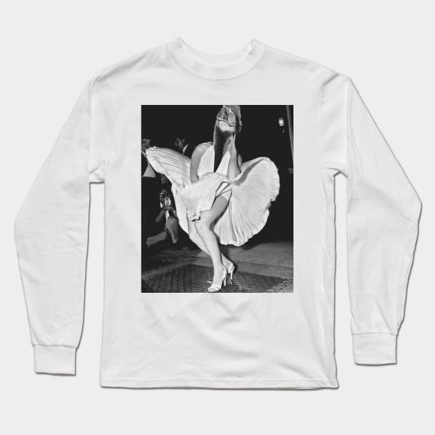 Marilyn MonDino Long Sleeve T-Shirt by RyanBrunty